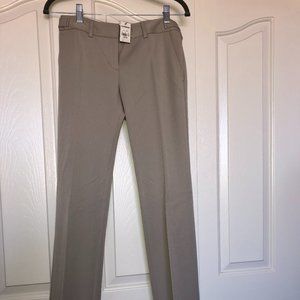NWT Express Tan/Brown Columnist Flare Stretch Pant